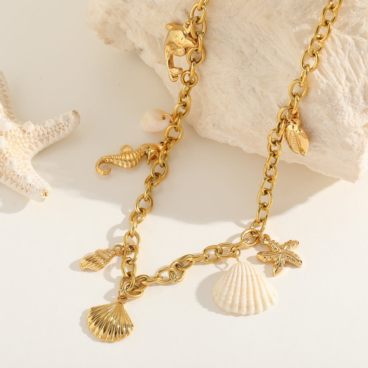 Tropical Hawaiian Charm Necklace