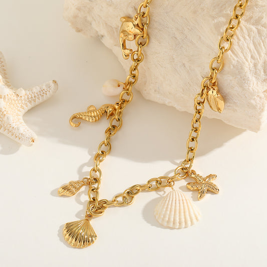 Tropical Hawaiian Charm Necklace