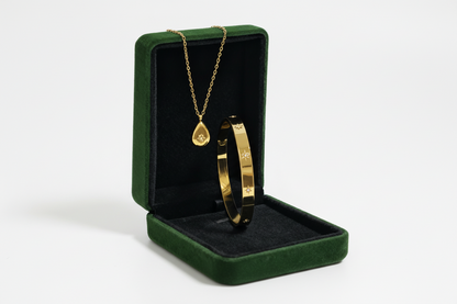 Water Drop & Star-Shaped Jewelry Set for Women – Casual Everyday Style
